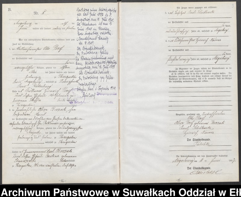 image.from.unit.number "Heiraths-Neben-Register des Preussischen Standes-Amtes Angerburg Kreis Angerburg"