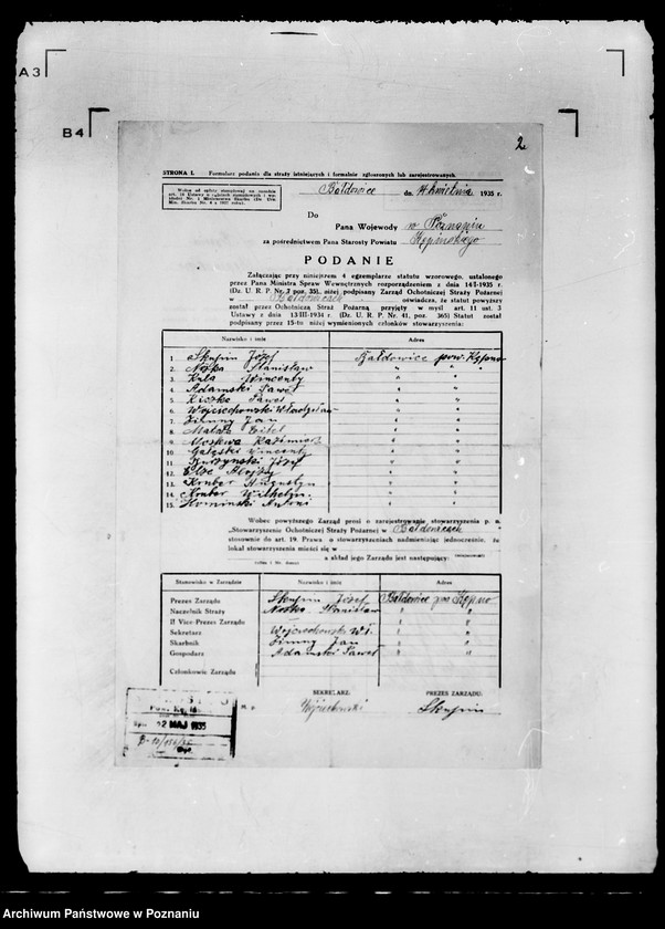 Obraz 6 z jednostki "/Stowarzyszenie ochotniczej straży pożarnej powiatu kępińskiego/ litery od B-J"