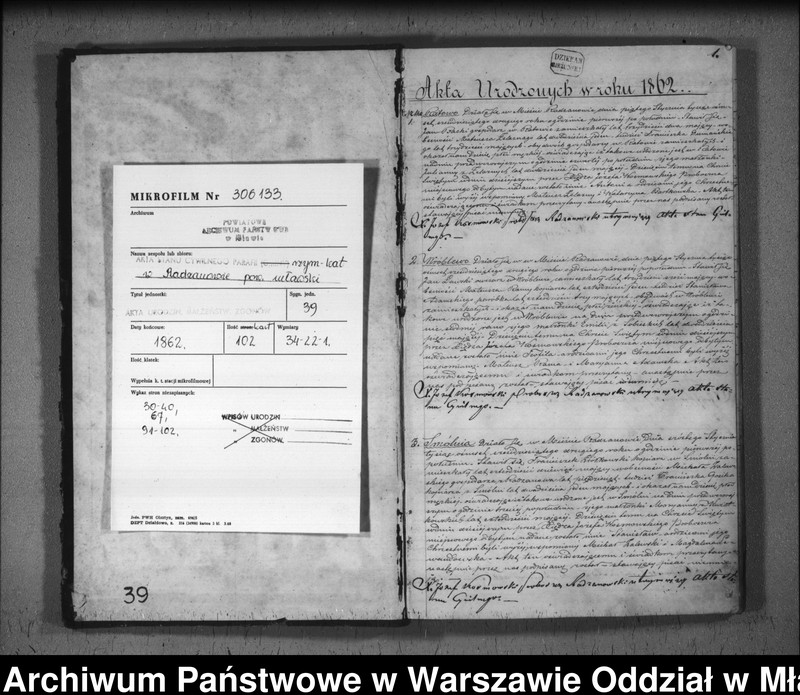 image.from.unit.number "Akta urodzeń, małżeństw i zgonów"