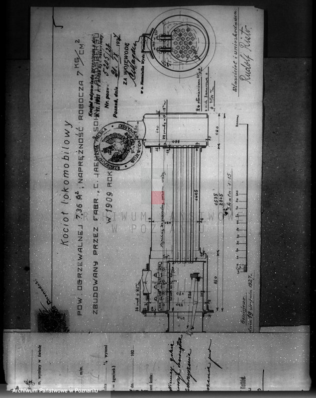 Obraz 9 z jednostki "Majętność Gościejewo pow. obornicki własność R. Risto nr woj. kotła 5995"