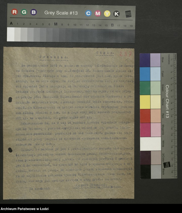 Obraz 2 z jednostki "Zażalenia, interwencje [członków PPS kierowane do WK]"