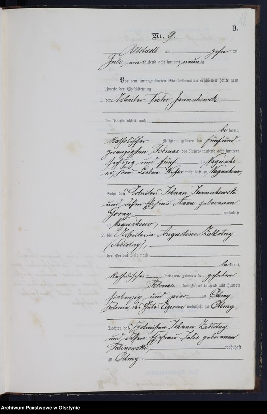 image.from.unit.number "Heiraths-Neben-Register Nr 1 - 20"