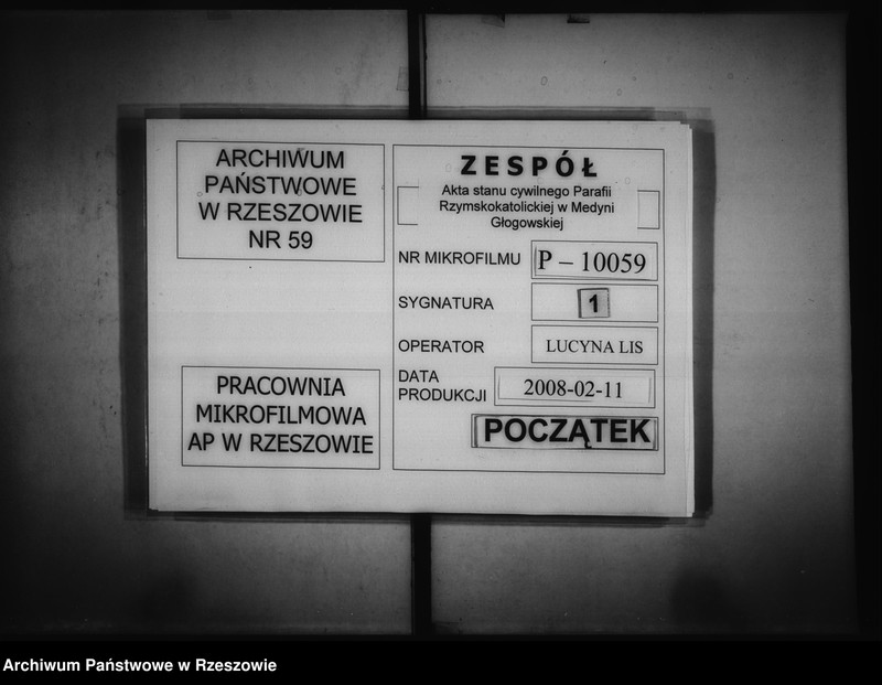 image.from.unit.number "Księga urodzeń Medynia Głogowska i Medynia Łańcucka"