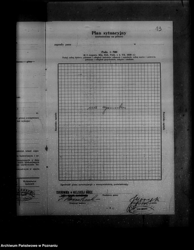 image.from.unit.number "Zatwierdzenie zakładu przemysłowego /przebudowa cukrowni/ w Miejskiej Górce powiat rawicki"