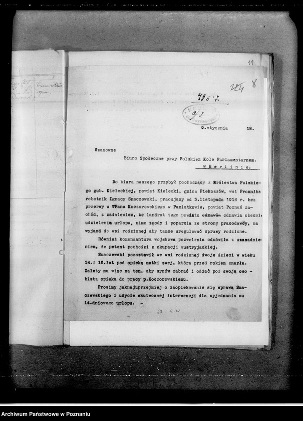 image.from.unit.number "Biuro Społecznego Koła Polskiego w Berlinie - korespondencja oraz sprawozdania z działalności"