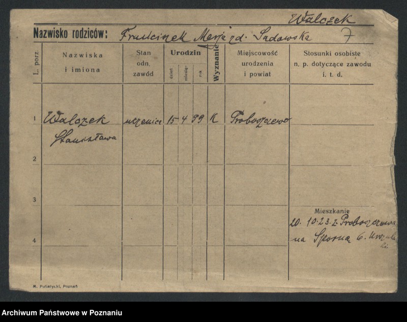 Obraz 18 z jednostki "Walczakiewicz - Walenzyk"