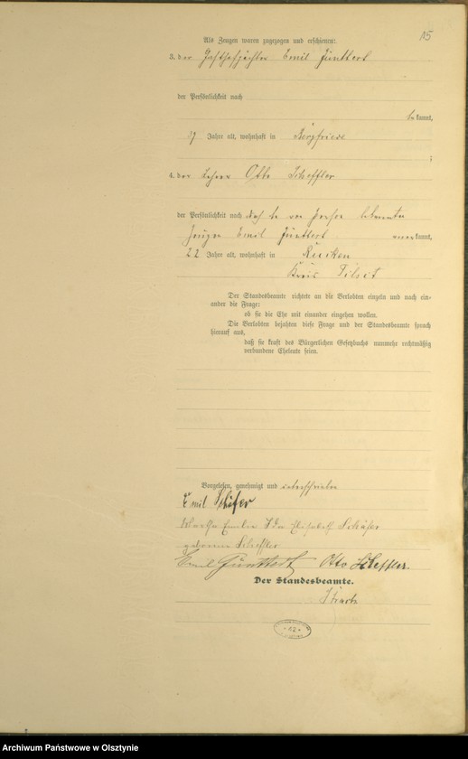 image.from.unit.number "Heiraths-Haupt-Register Nr 1 - 19"