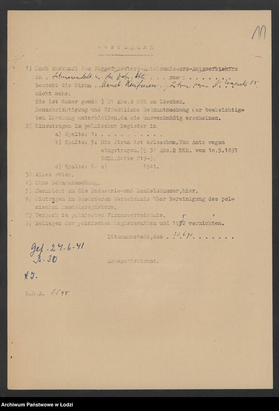 Obraz 13 z jednostki "Moszek Kaufman - sklep spożywczy"