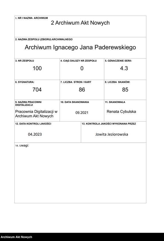 image.from.unit.number "Memoriały i korespondencja osób prywatnych w sprawach ogólnych polityki wewnętrznej i zagranicznej"