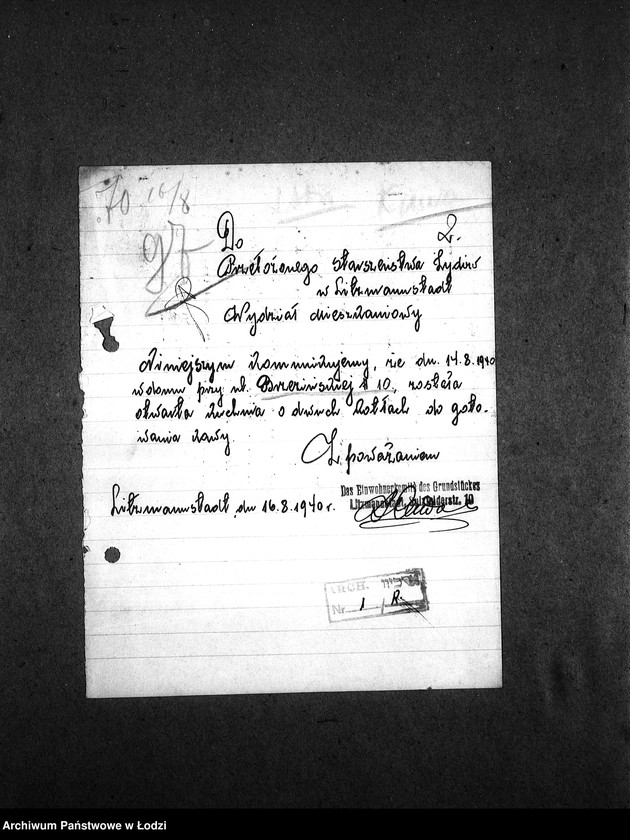 Obraz 5 z jednostki "[Kuchnia, ul. Brzezińska 10. Działalność kuchni, personel, konsumenci, kontrole]"