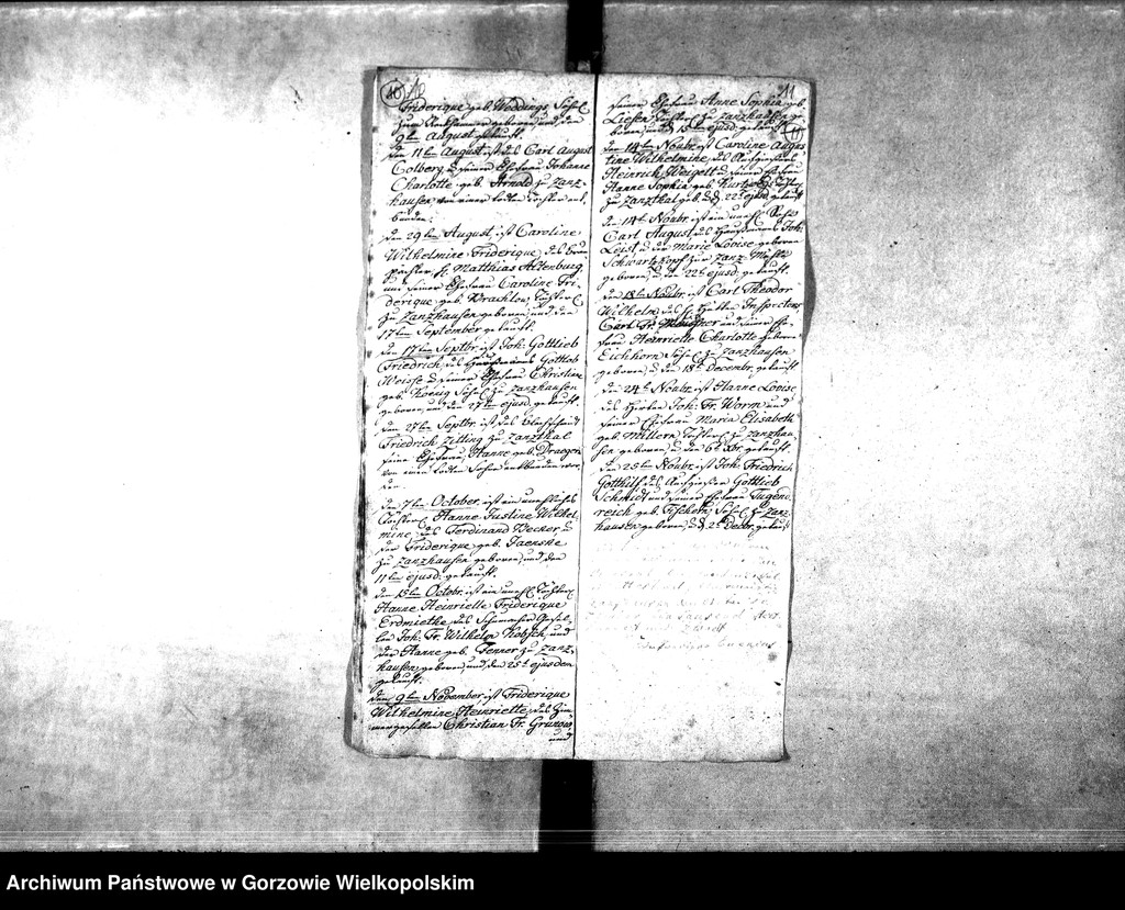 image.from.unit.number "Duplikate der Kirchenbücher von der Parochie Zanzhausen: Zanzhausen (Santoczno), Lotzen (Łośno), Rohrbruch (Rybakowo)"