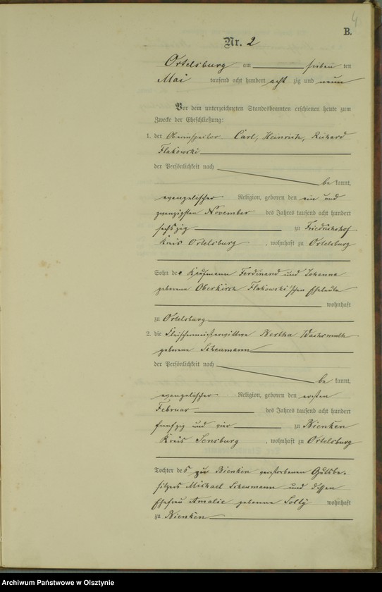 image.from.unit.number "Heiraths-Haupt-Register Nr 1 - 14"