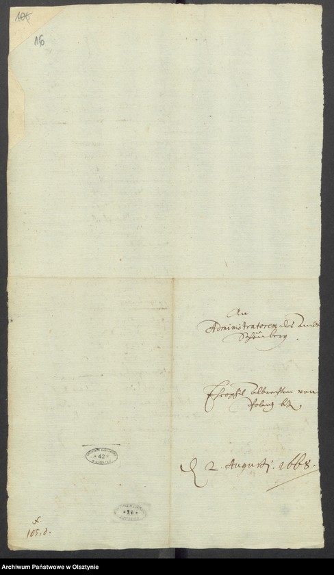 image.from.unit.number "Faulen [Ulnowo/Faulen - spor o wolny połów, karczmę, łany kościelne, ponowny obmiar majątku]"