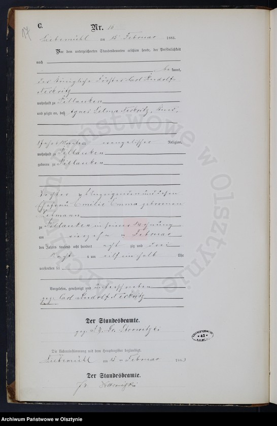 image.from.unit.number "Sterbe-Neben-Register Nr 1 - 118"