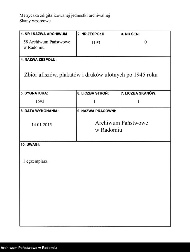 image.from.unit.number "Plakat filmowy "Potop", reż. Jerzy Hoffman"