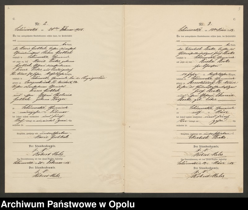 image.from.unit "Sterbe-Neben-Register des Standesamts Schönwalde pro 1905"