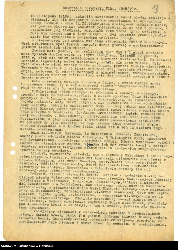 Obraz 15 z jednostki "Obchody roczne Powstania Wielkopolskiego 1918/19 r."