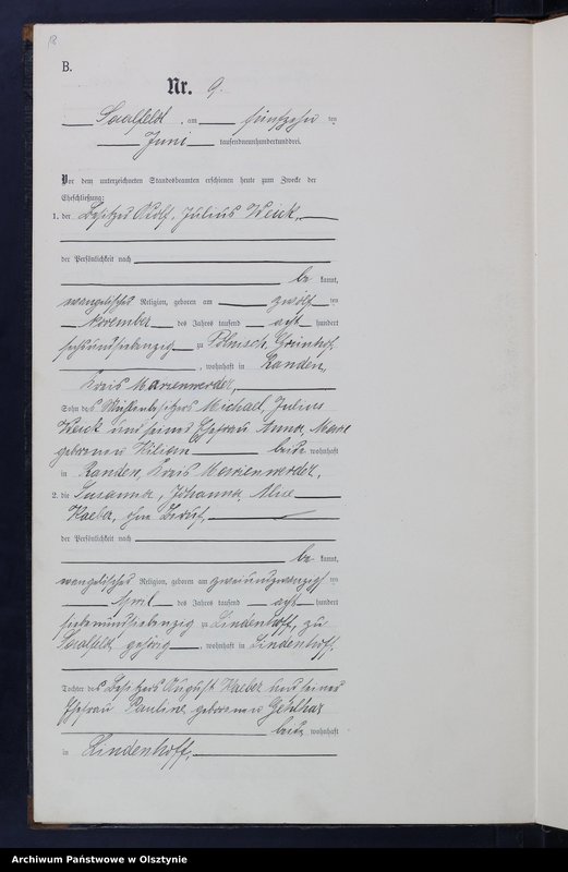 image.from.unit.number "Heiraths-Neben-Register Nr 1 - 20"