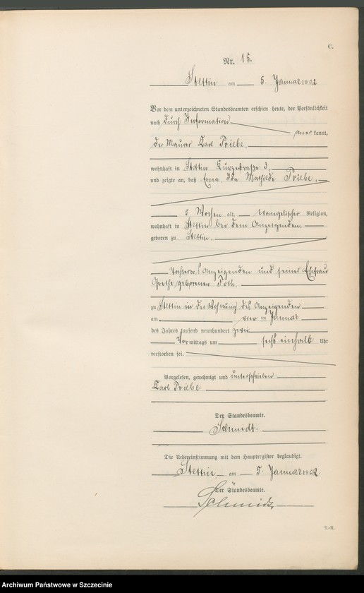 image.from.unit.number "Sterbe-Register (Neben-Register) Band I"