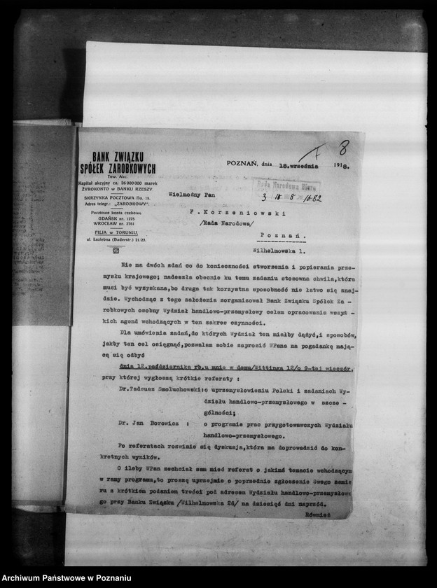 Obraz 12 z jednostki "Korespondencja różna w sprawie pomocy materialnej i prawnej i inna dotycząca spraw społeczno - politycznych."