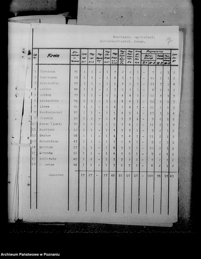Obraz 12 z jednostki "Personalnachweisungen der Regierungen"