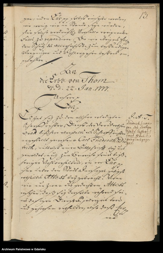 image.from.unit.number "[Liber missivarum]. Register der in vorstehenden Briefen […] enthaltenen Materien. [Indeks adresatów]"