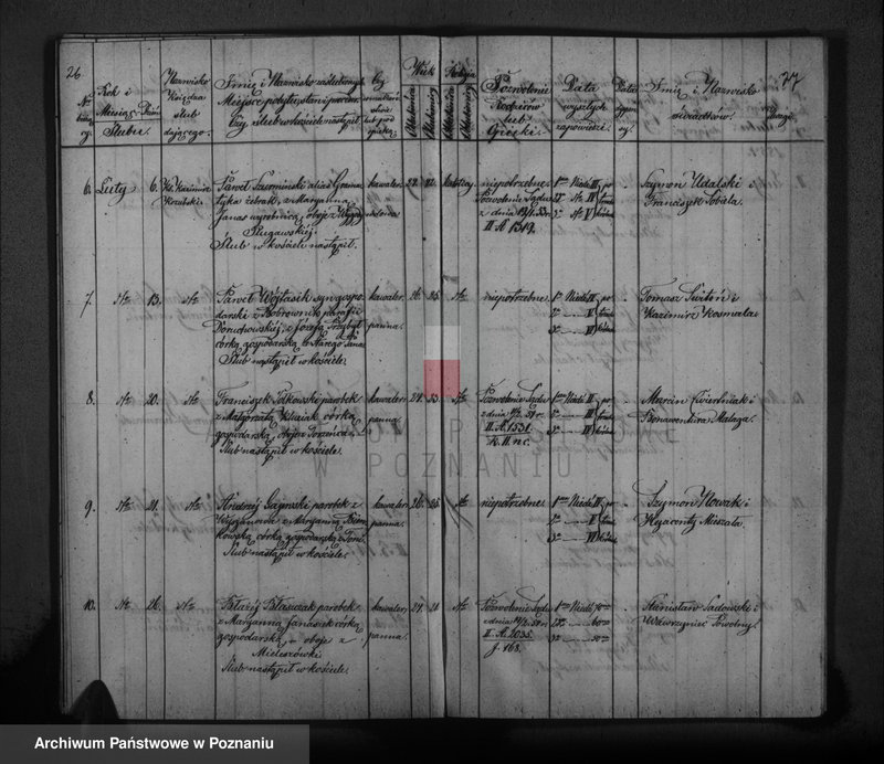 Obraz 18 z jednostki "Księga urodzonych, zaślubionych i zmarłych"