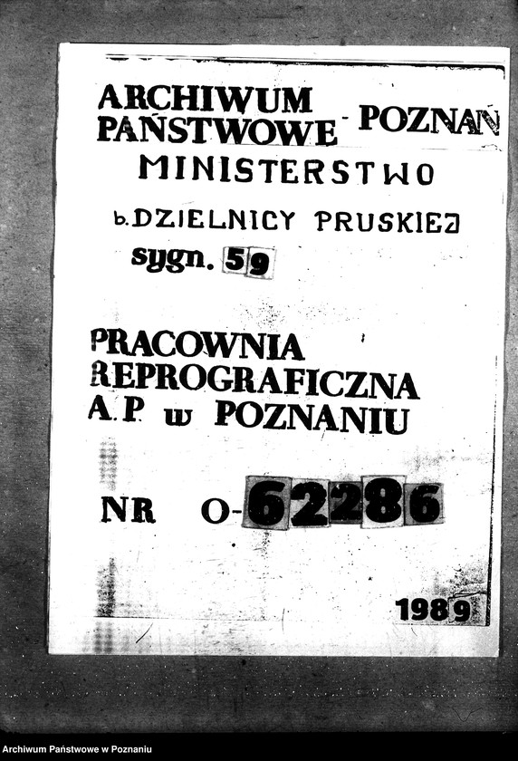 Obraz 1 z jednostki "Sprawy szczegółowo-administracyjne Szkody wojenne p. Chodzież i Czarnków"