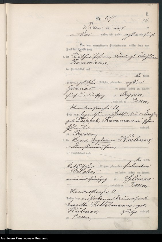 Obraz 18 z jednostki "Księga małżeństw t. II"