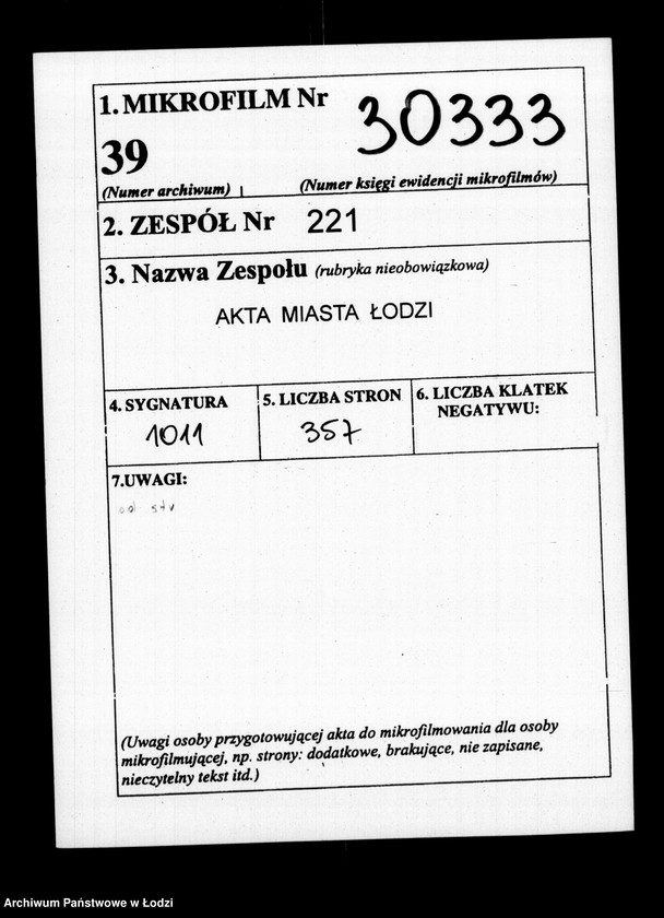 Obraz 2 z jednostki "Akta tyczące się monet"