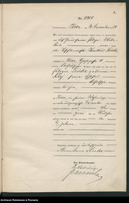 Obraz 6 z jednostki "[Księga urodzeń t. VIII]"