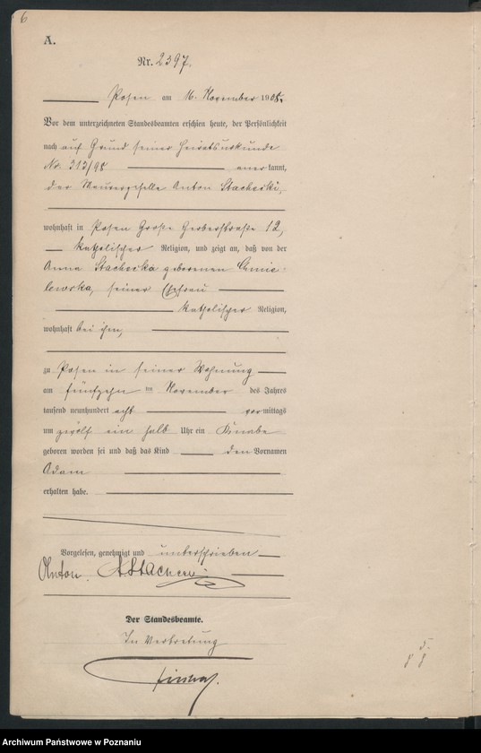 image.from.unit.number "Księga miejscowa urodzeń tom V [Rejestr główny urodzeń]"