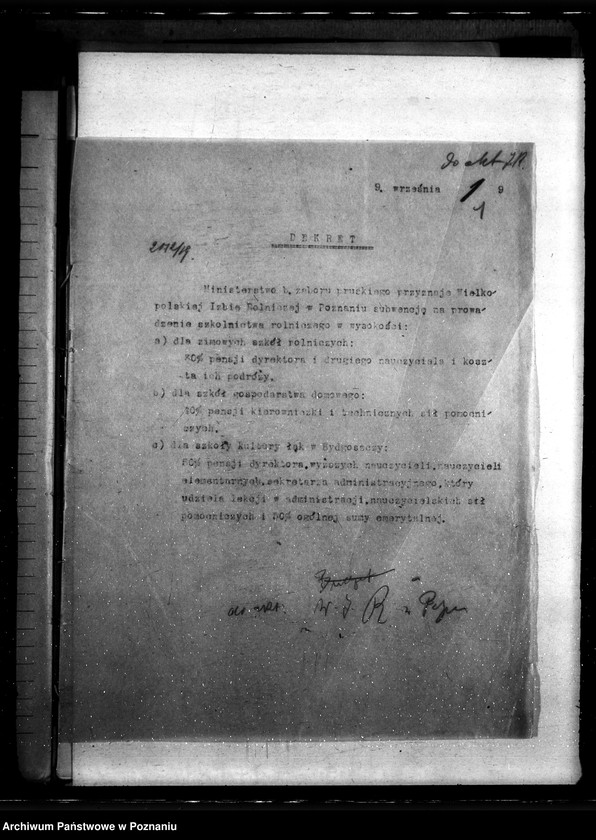 Obraz 5 z jednostki "Sprawy szczegółowo-administracyjne Wielkopolska Izba Rolnicza"