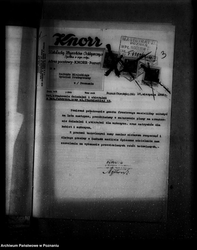image.from.unit.number "Firma "Knorr" zakłady wyrobów odżywczych /zatwierdzenie części zakładu/"