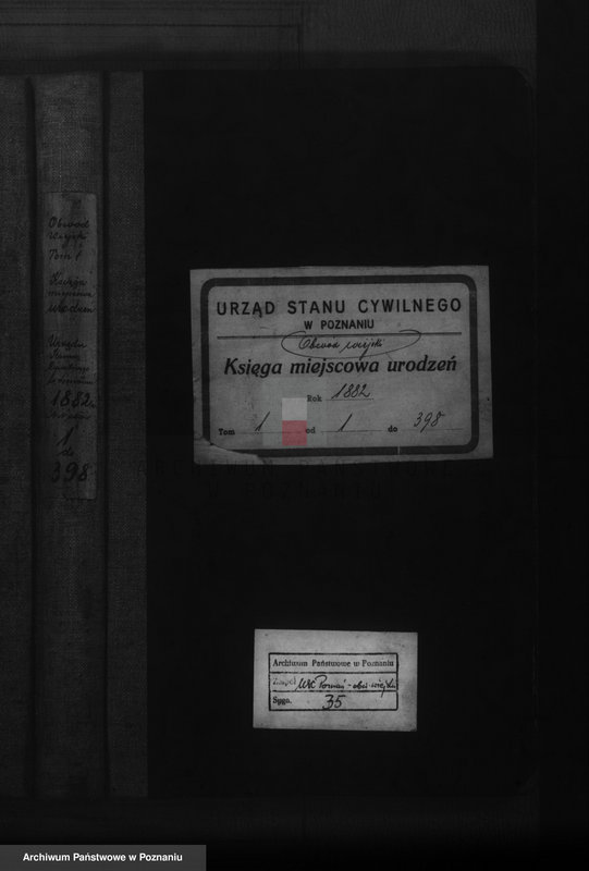 Obraz 1 z jednostki "Księga urodzeń t. I"