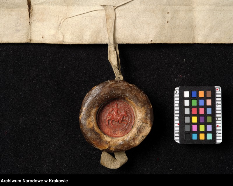 image.from.unit.number "Bolesław zwany Świdrygiełło książę Olgierdowicz przyrzeka dopełnić i dochować warunków poręczenia, które brat jego Władysław II Jagiełło król polski, złożył"