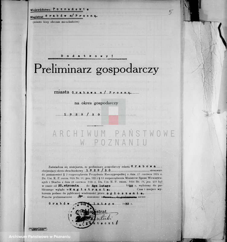 Obraz 9 z jednostki "Budżet i sprawy rachunkowe miasta Grabowa"