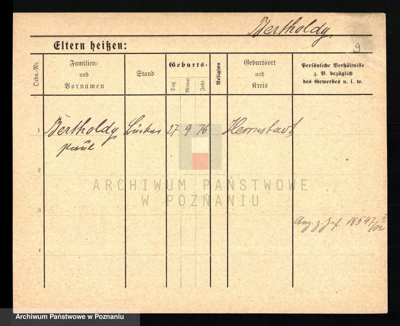 Obraz 11 z jednostki "Bertel - Betcher (Böttcher)"