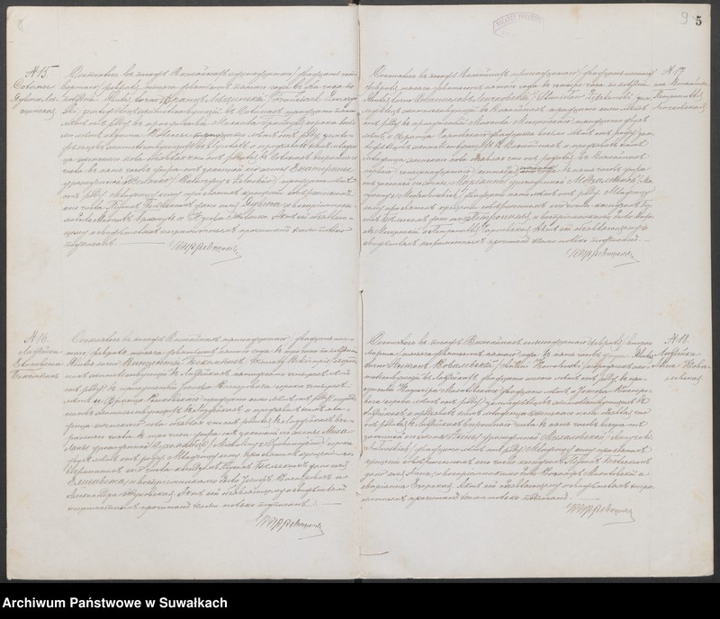 image.from.unit.number "Dublikat aktov graždanskago sostojanija o rodivšichsja, brakosočetavšichsja i umieršich Prichoda Vižajnskago v 1905 g."