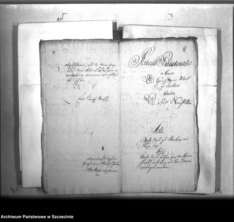 Obraz 12 z jednostki "Hauptmann von Kleist zu Juchow contra die Stadt Neustettin in po: Turbationis an der Braugerechtigkeit"