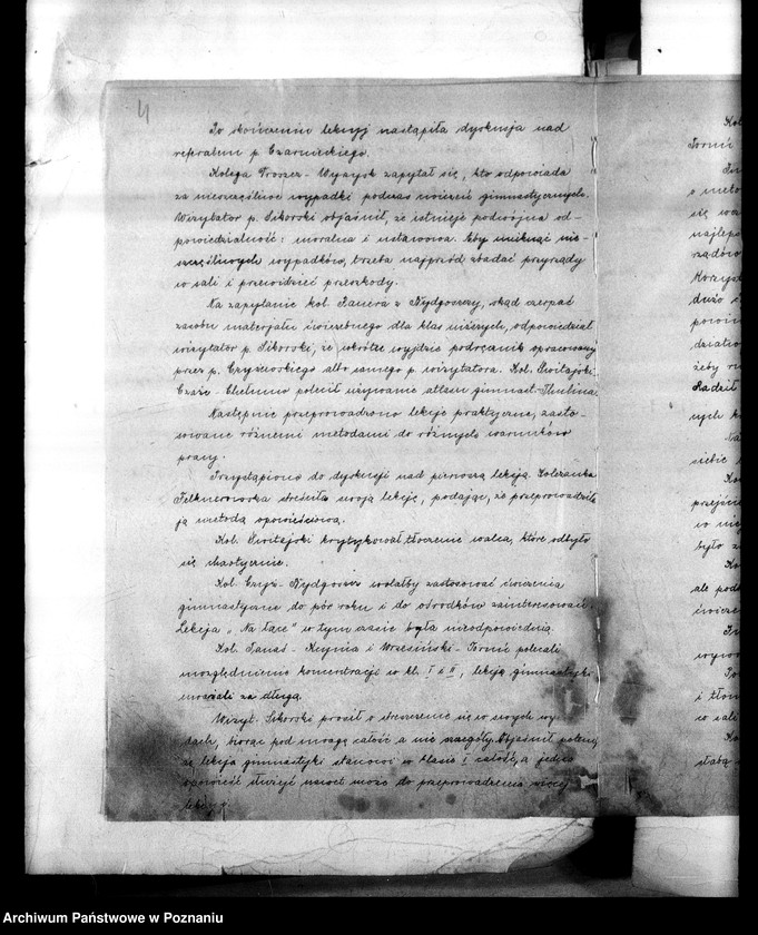 Obraz 8 z jednostki "[Protokoły z okręgowej konfederacji nauczycieli wychowania fizycznego]"