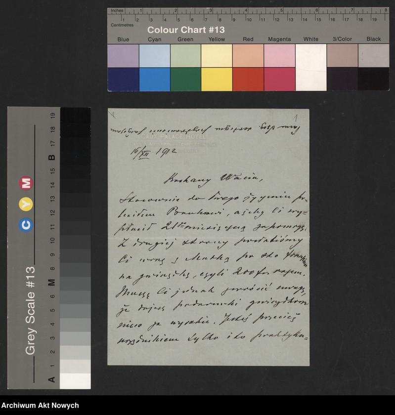 image.from.unit.number "Ignacy i Helena Paderewscy. Korespondencja; L.22"