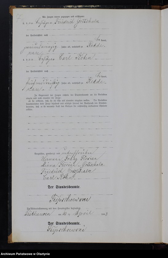 Obraz 9 z jednostki "Heiraths-Neben-Register Nr 1 - 11"