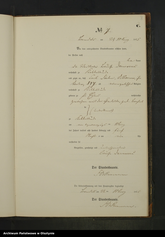 image.from.unit.number "Sterbe-Neben-Register Nr 1 - 41"