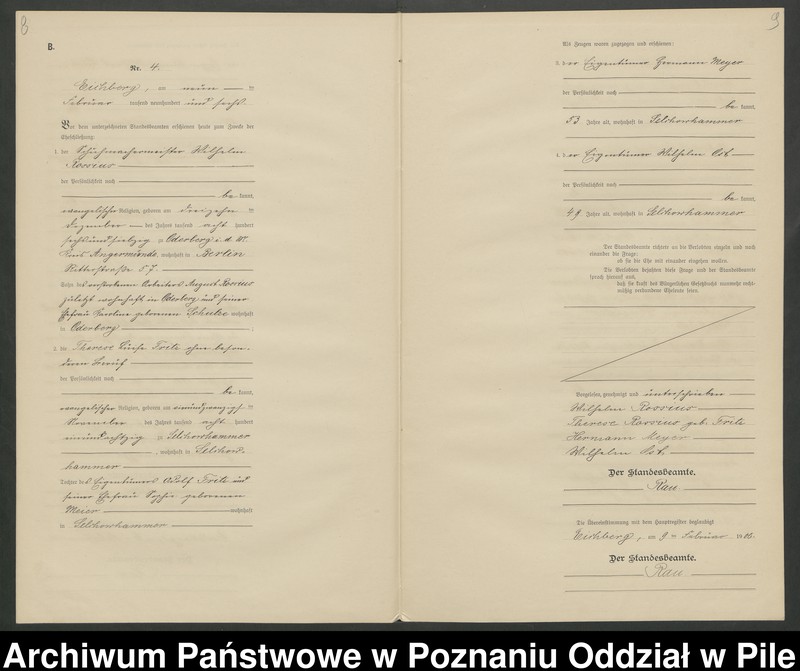 Obraz 7 z jednostki "Księga małżeństw"