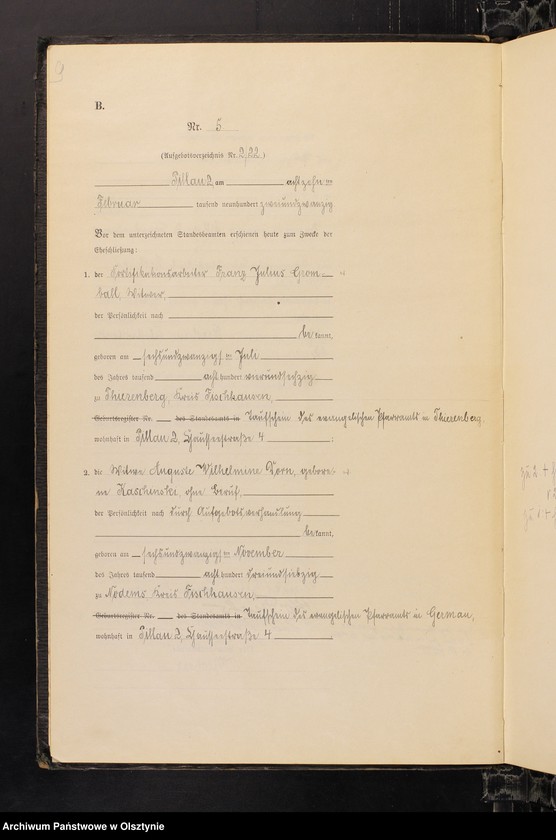 image.from.unit.number "Heiraths-Haupt-Register Nr 1 - 42 i 1 - 29"