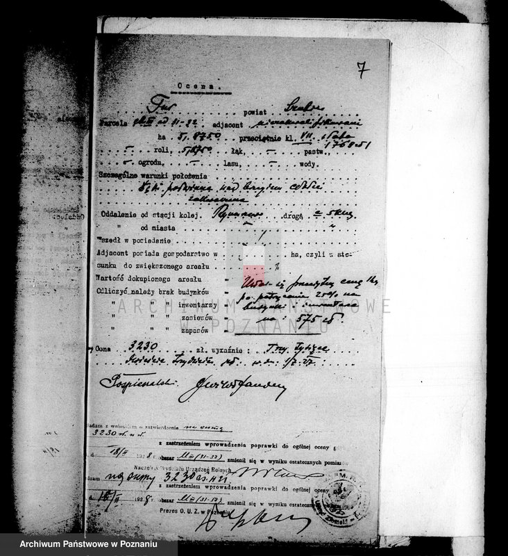 Obraz 11 z jednostki "Operat szacunkowy majątku Tur powiatu szubińskiego"