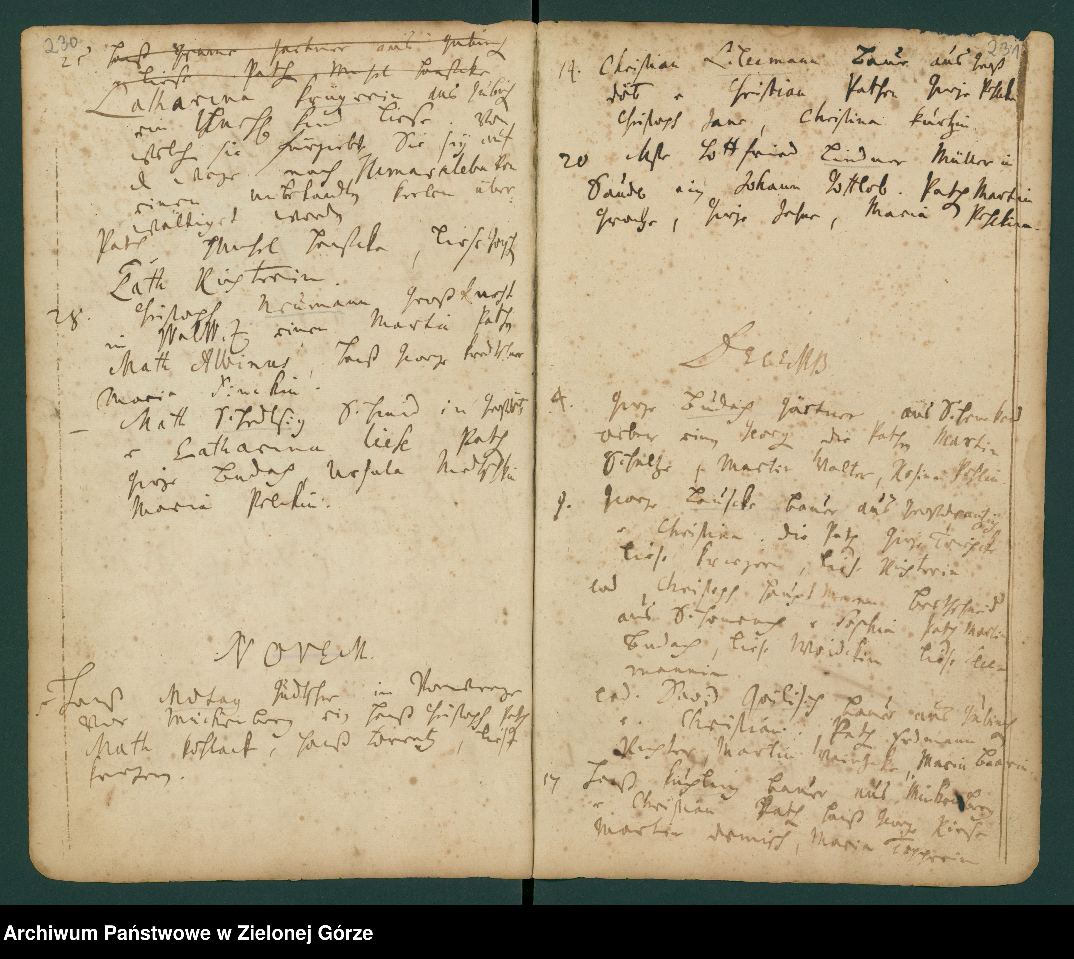 Skan z jednostki: Geburts und Tauf Reg[ister] Klosterkirche zu Guben