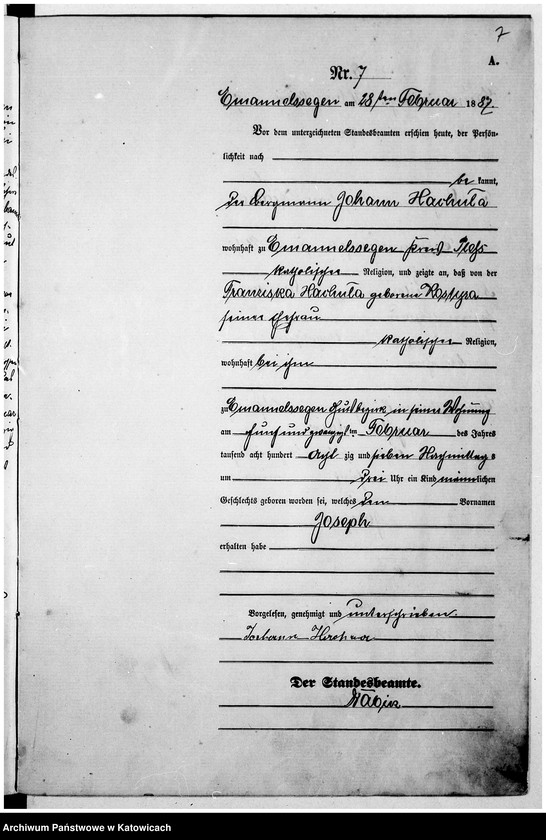 image.from.unit.number "Księga urodzeń nr 1 – 66"