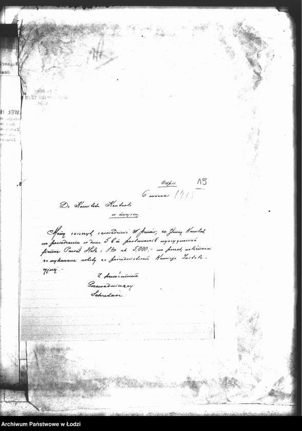 Obraz 19 z jednostki "Główny Komitet Obywatelski [Korespondencja z władzami niemieckimi dot. uregulowania należności za rekwizycje na rzecz wojska]"